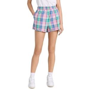 Clare V Multicolor Plaid Women Shorts